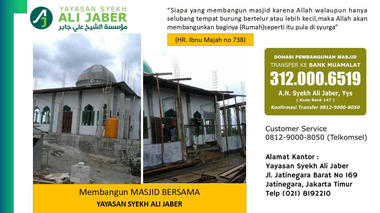 Info 0812-9000-8050, Donasi Masjid, Infaq Untuk Pembangunan Masjid